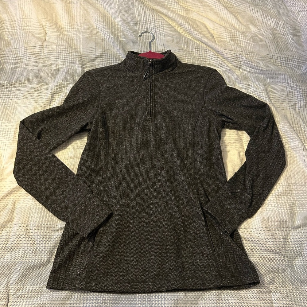 Kyodan Outdoor Top Womens M Thumbhole Long Sleeve 1/4 Zip Pullover Athleisure